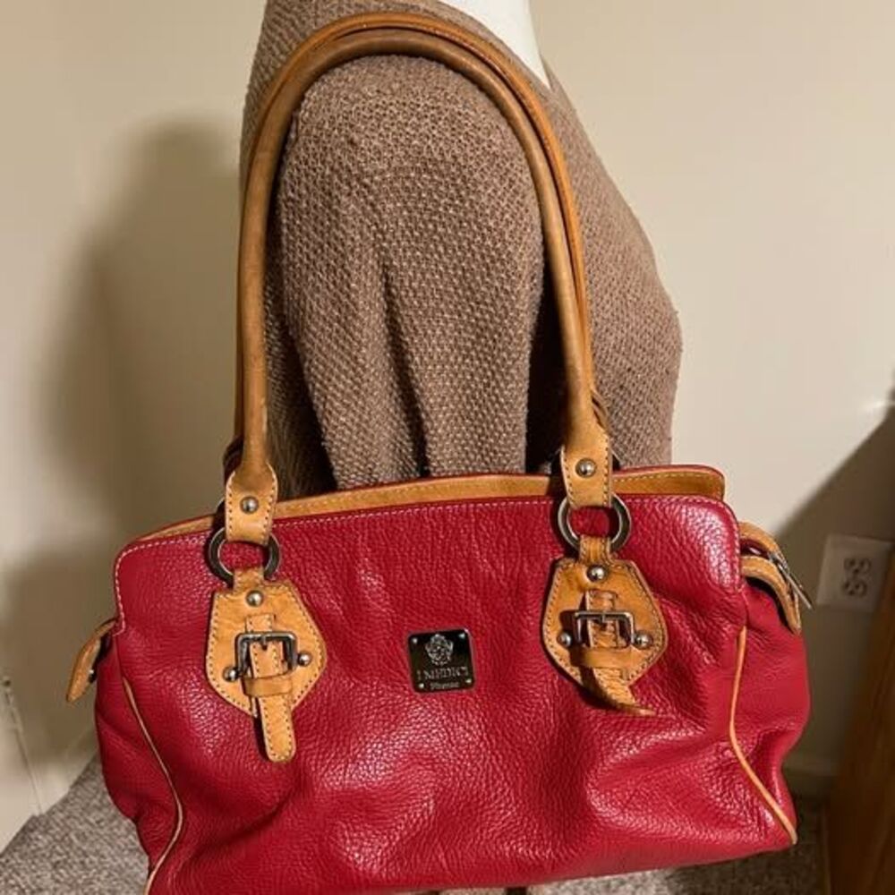 I MEDICI Firenze Red Leather Handbag